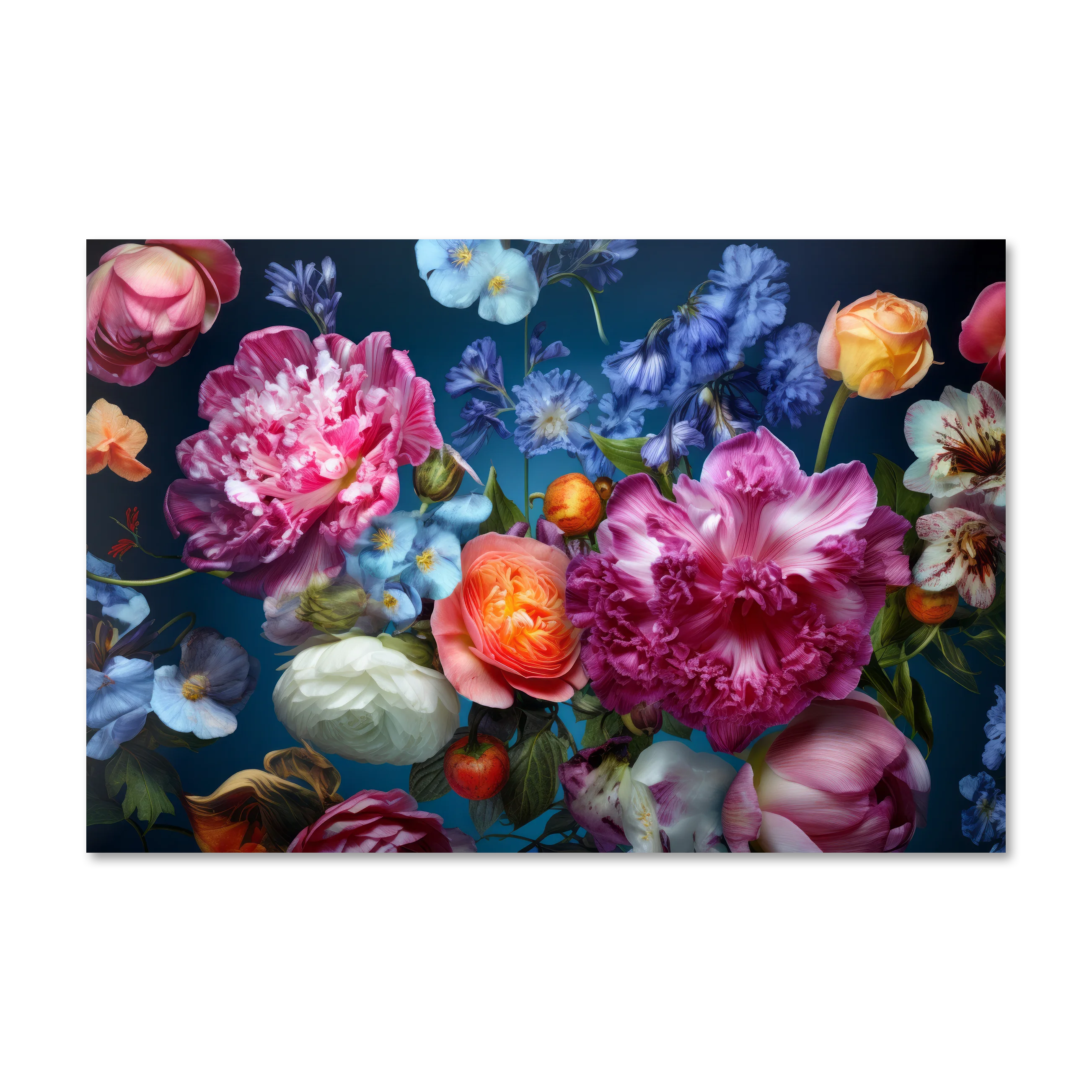 A bouquet for life 1 — artwork pack-shot, floral still life wall art print