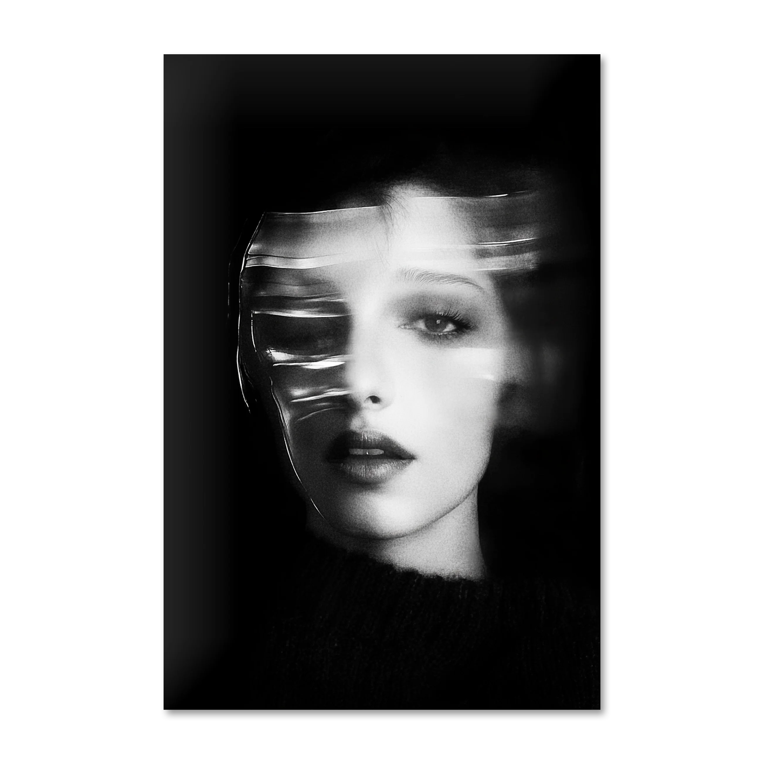 Ghosts Within 1 — ethereal portrait wall art on frameless Alu-Dibond