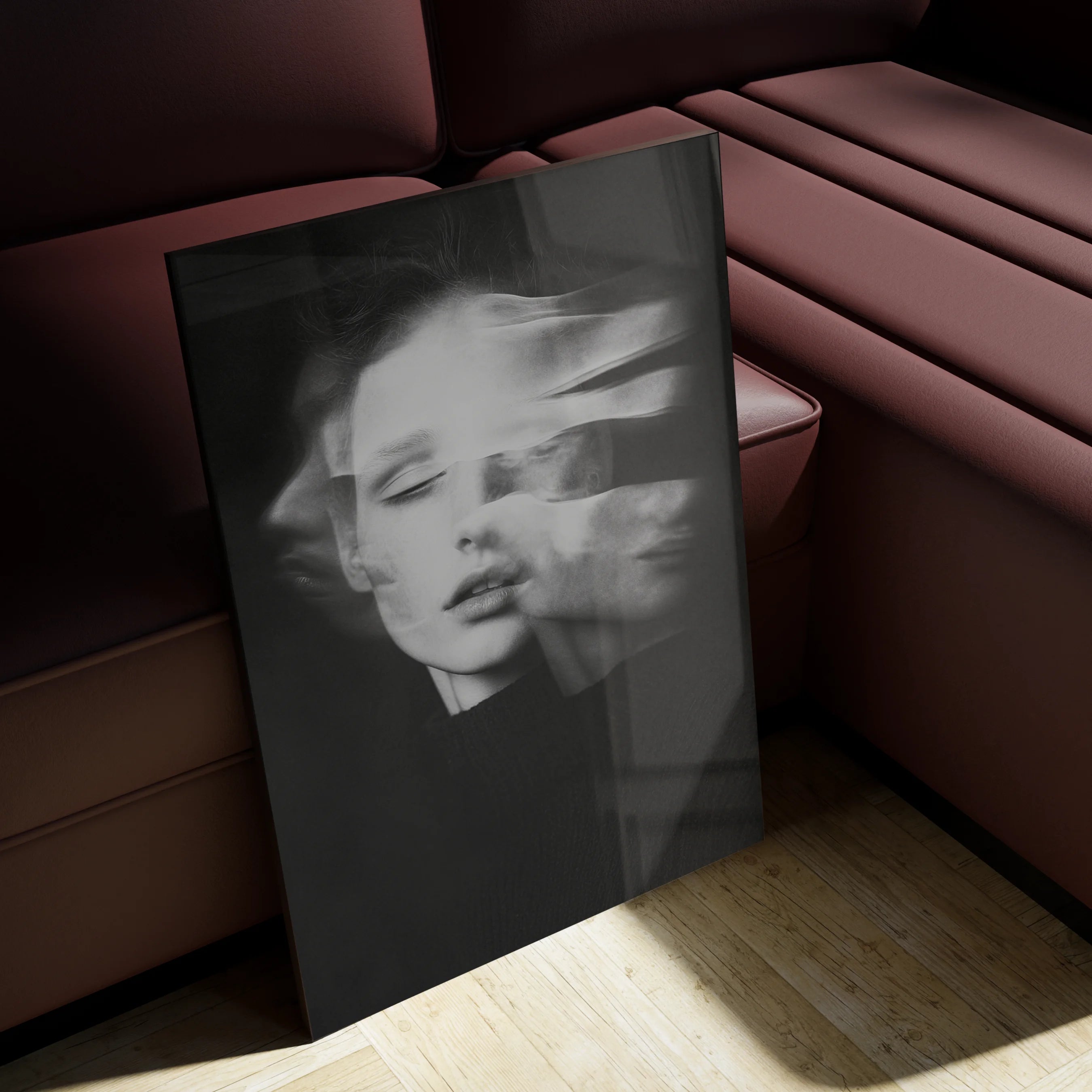 Ghosts Within 8 in a study lined with art books and a leather chair
