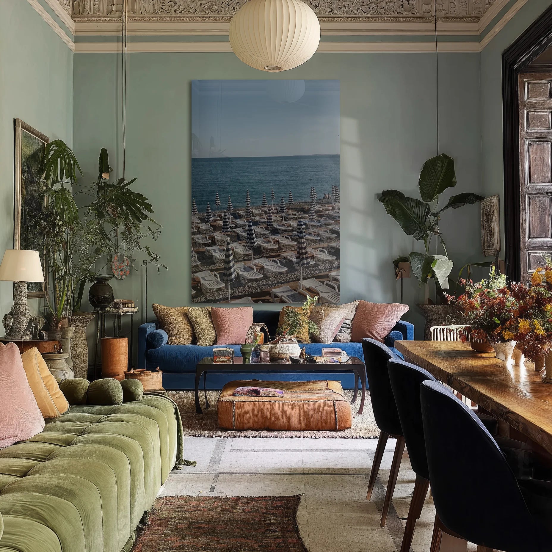 Il Porto in a calm hotel-style suite, white linen and brushed concrete