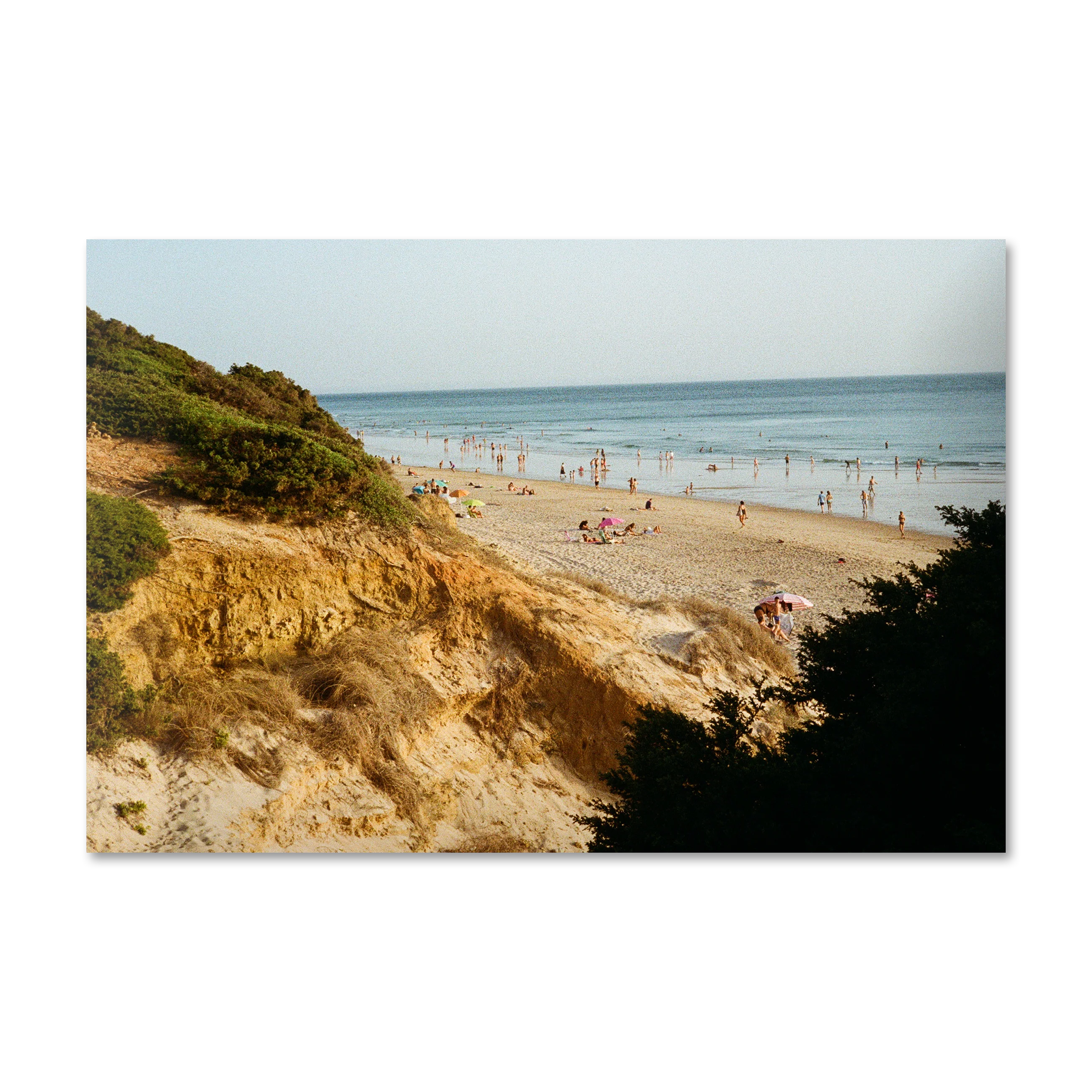 La Grotta — Mediterranean coastal photography wall art on frameless Alu-Dibond