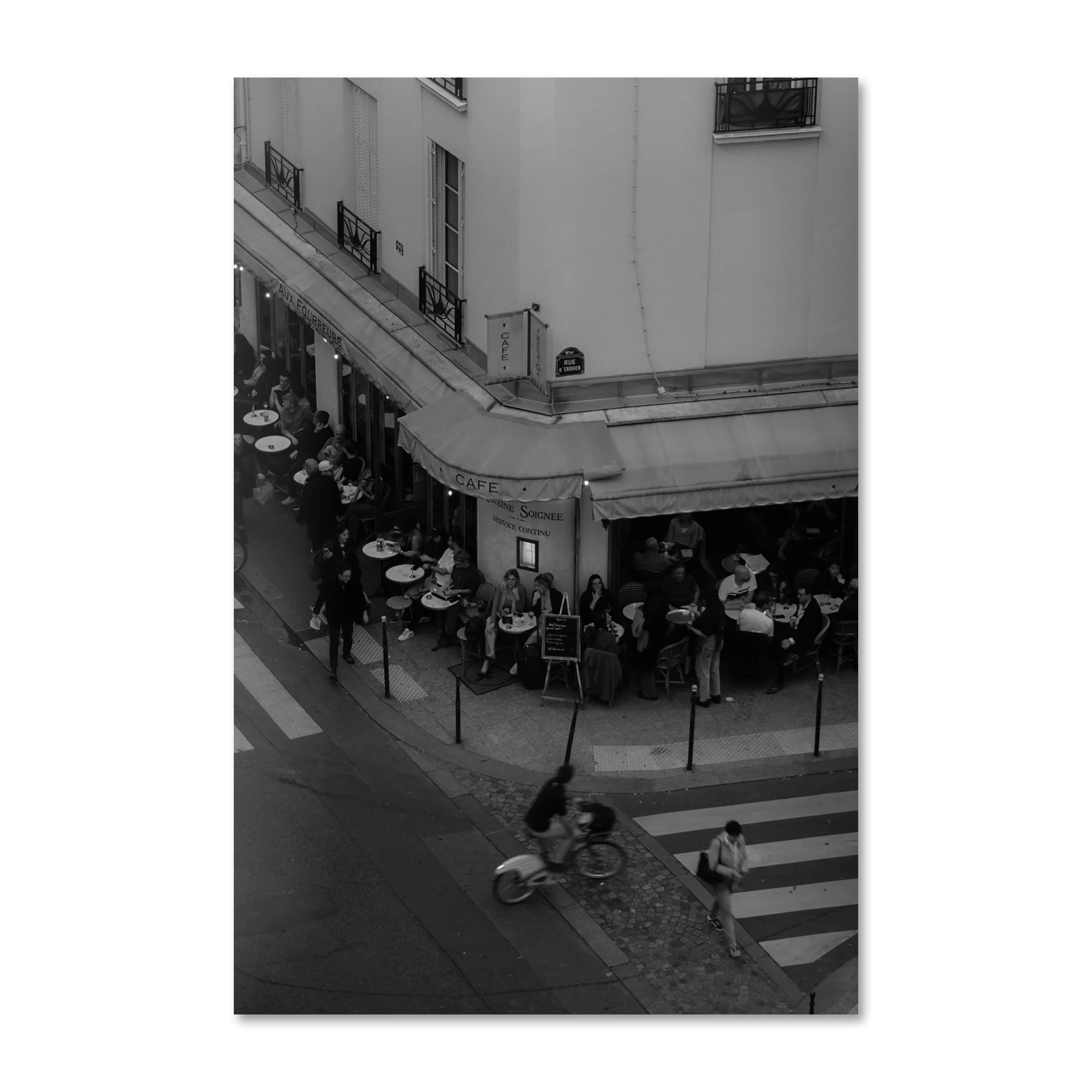 Paris 7 — artwork pack-shot, paris street photography wall art print