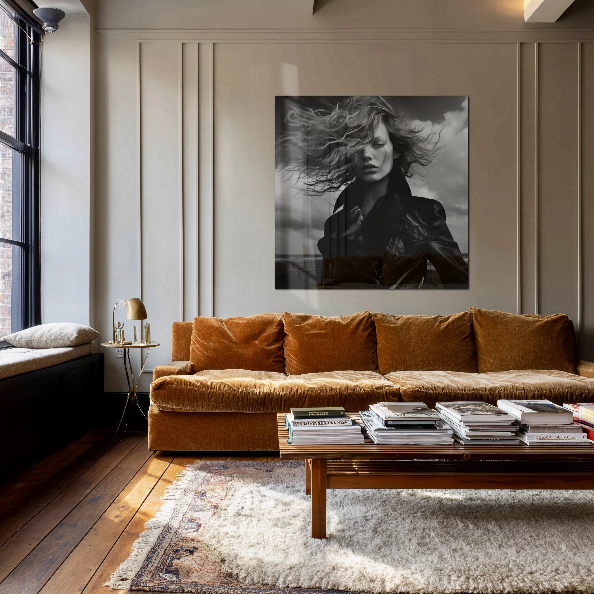 Shades of Tomorrow 6 in a designer studio above an Eames chair and reading lamp