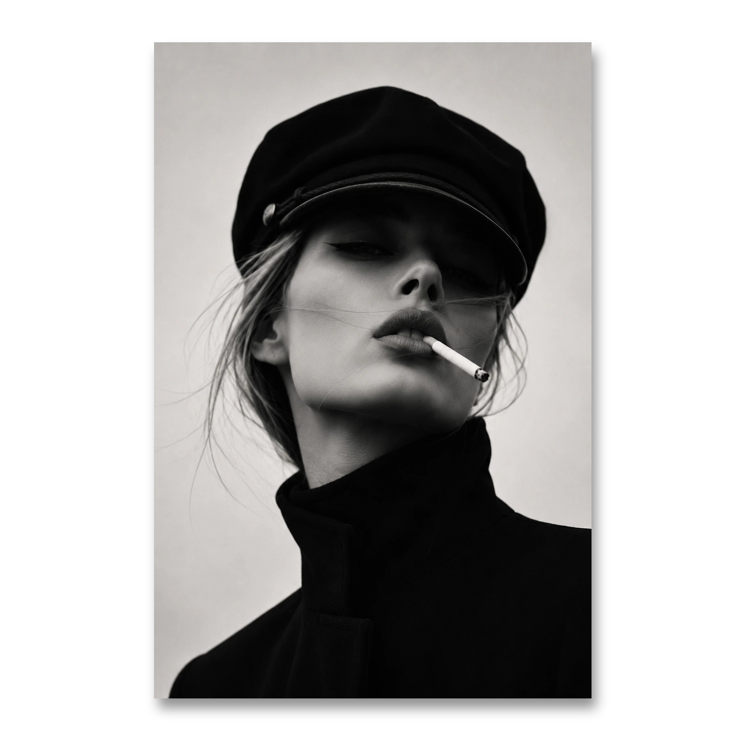 Shades of Tomorrow #8 — artwork pack-shot, B&W fashion portrait