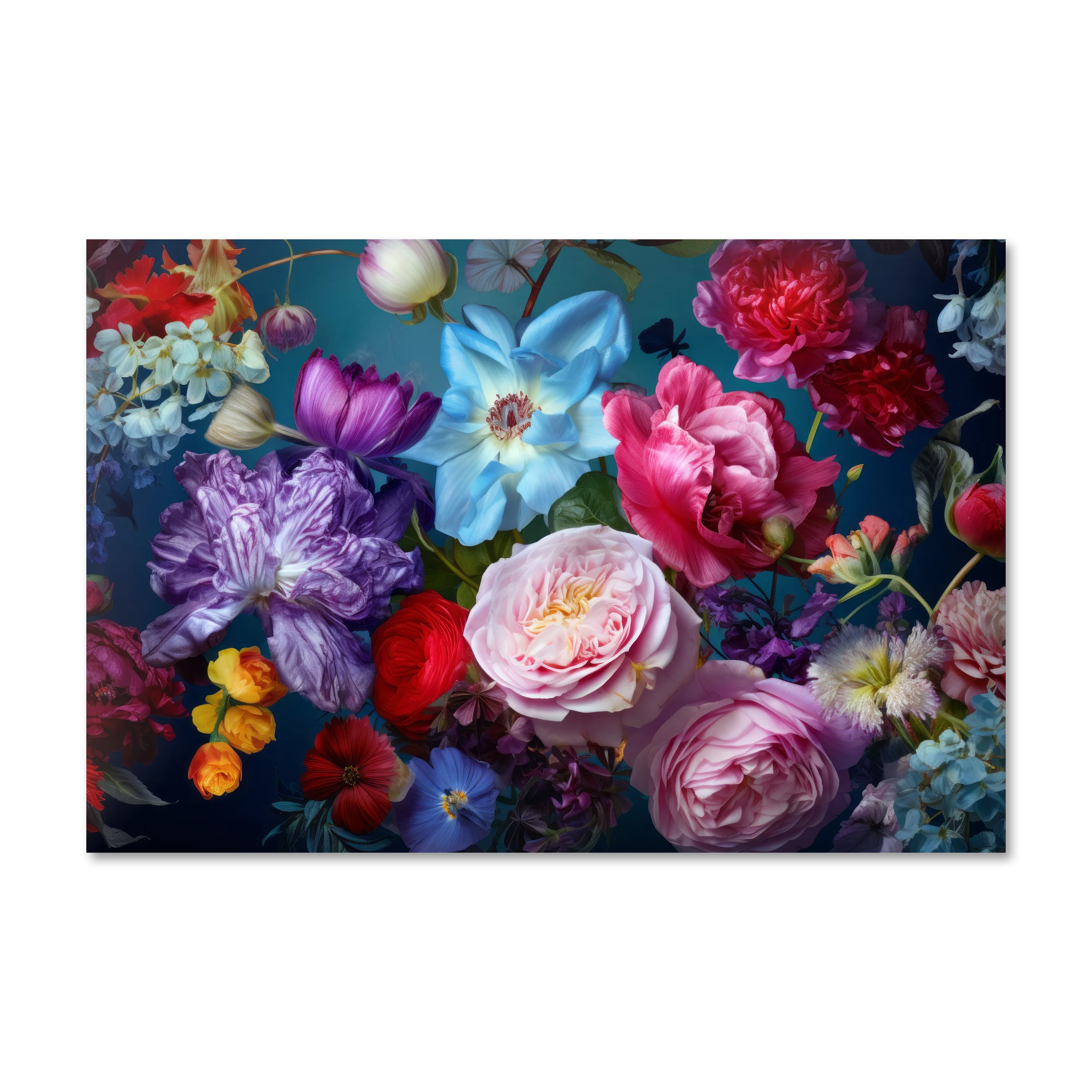 A bouquet for life 3 — artwork pack-shot, floral still life wall art print