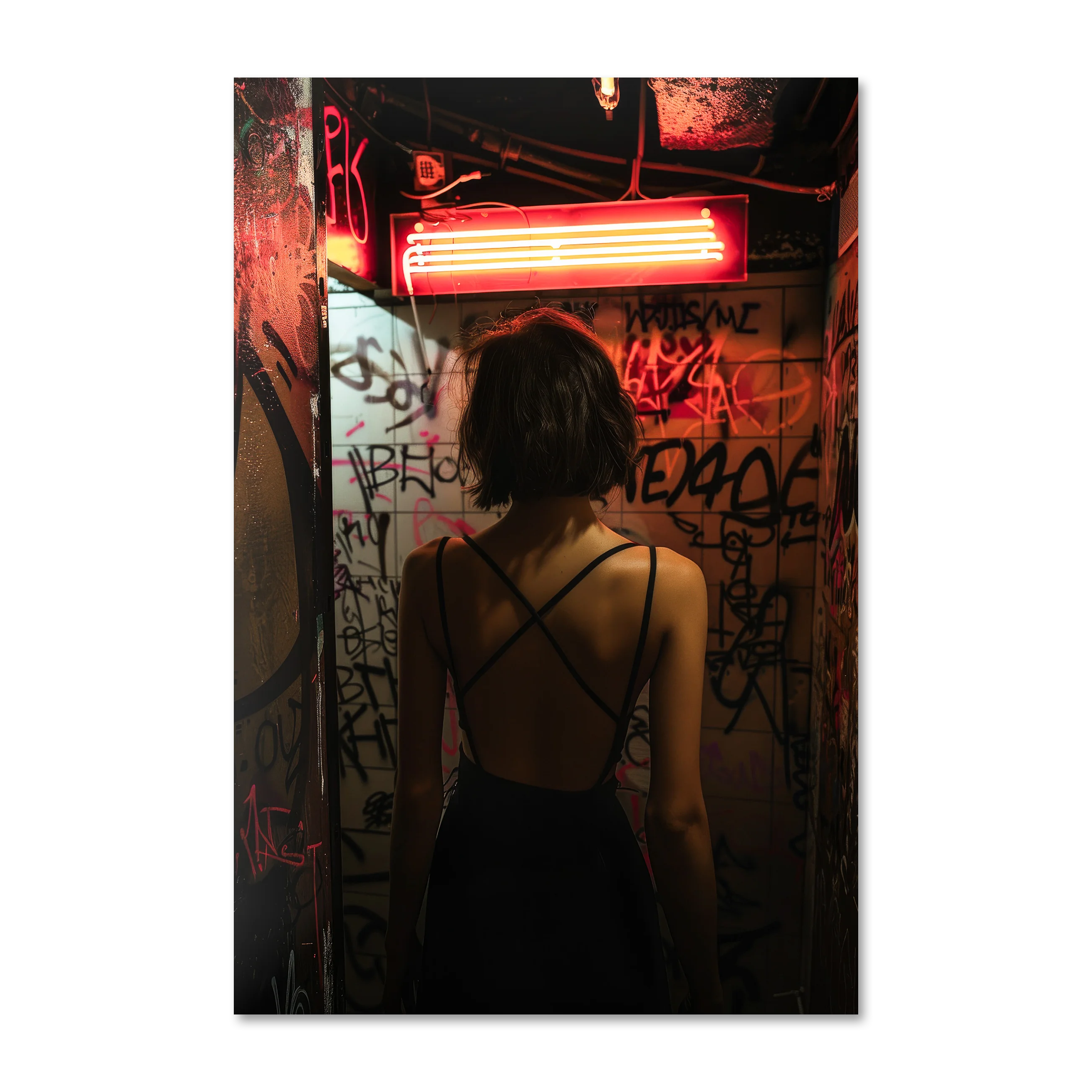 Afterhours 4 — artwork pack-shot, nightlife wall art print