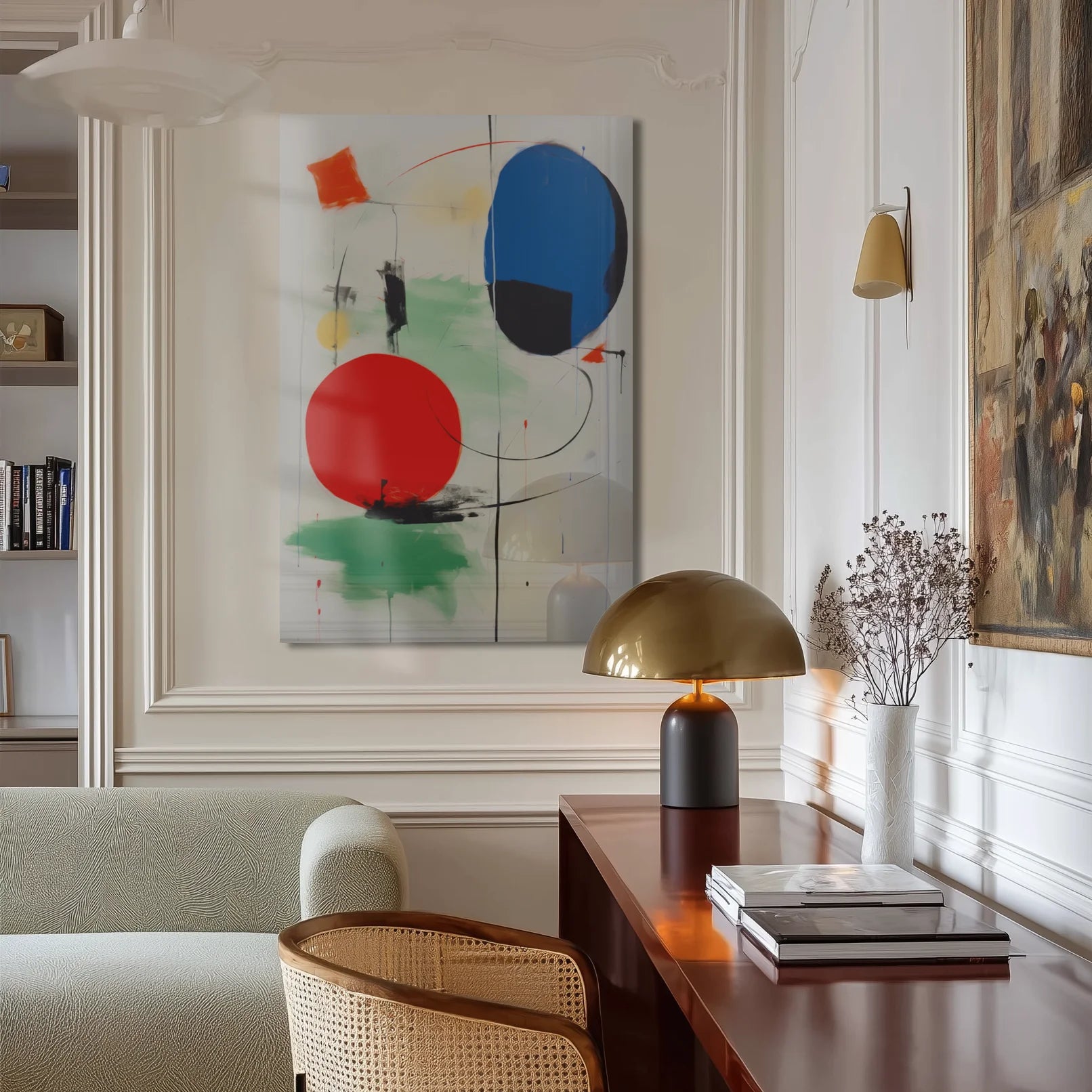 Balloryn 6 — anchoring a minimalist bedroom wall