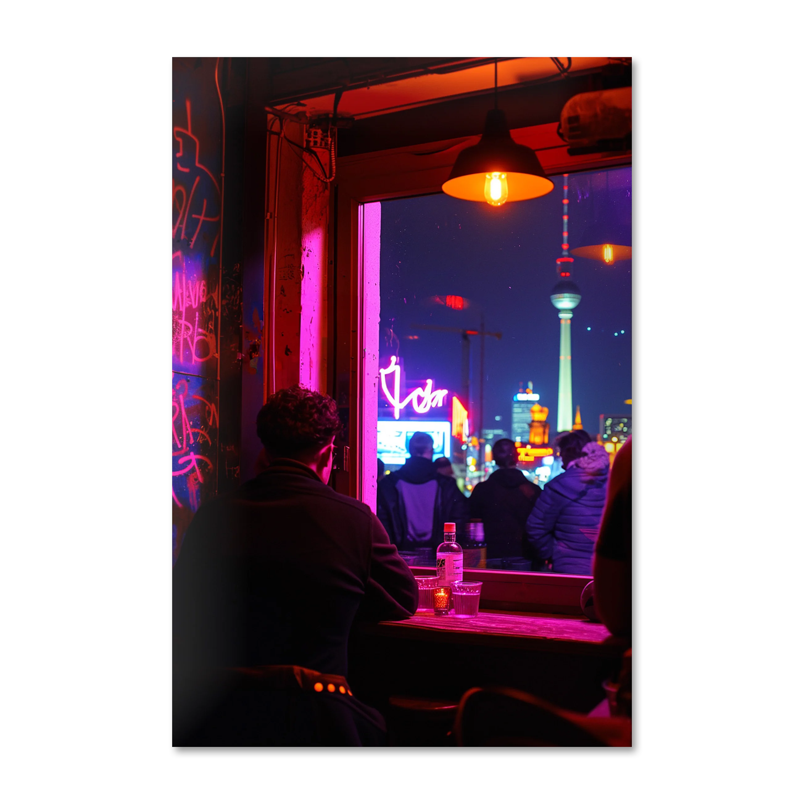 Berlin Afterglow 1 — artwork pack-shot, wall art print