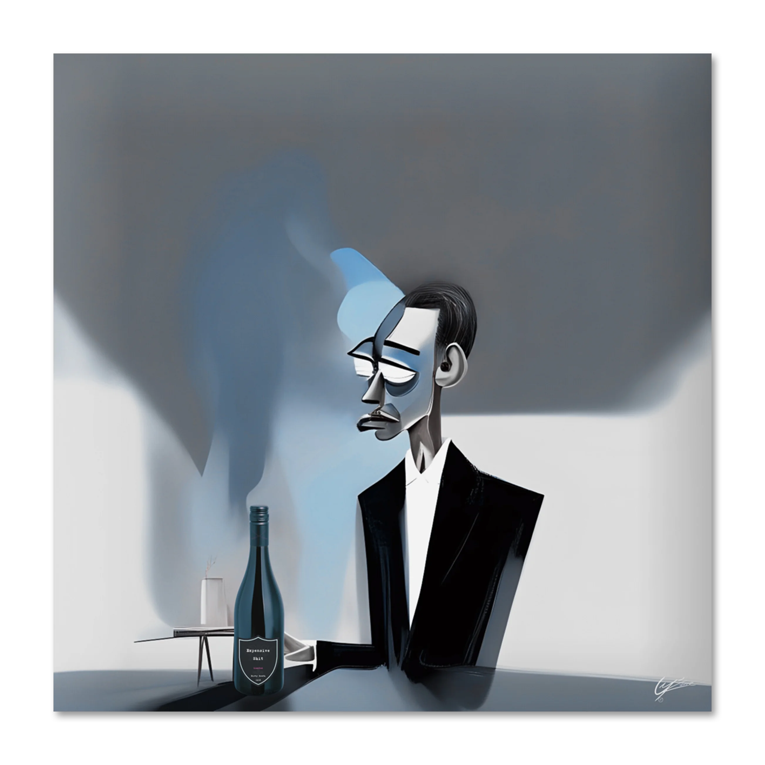 Boring Vine since 1988 1 — artwork pack-shot, pop-art portrait print