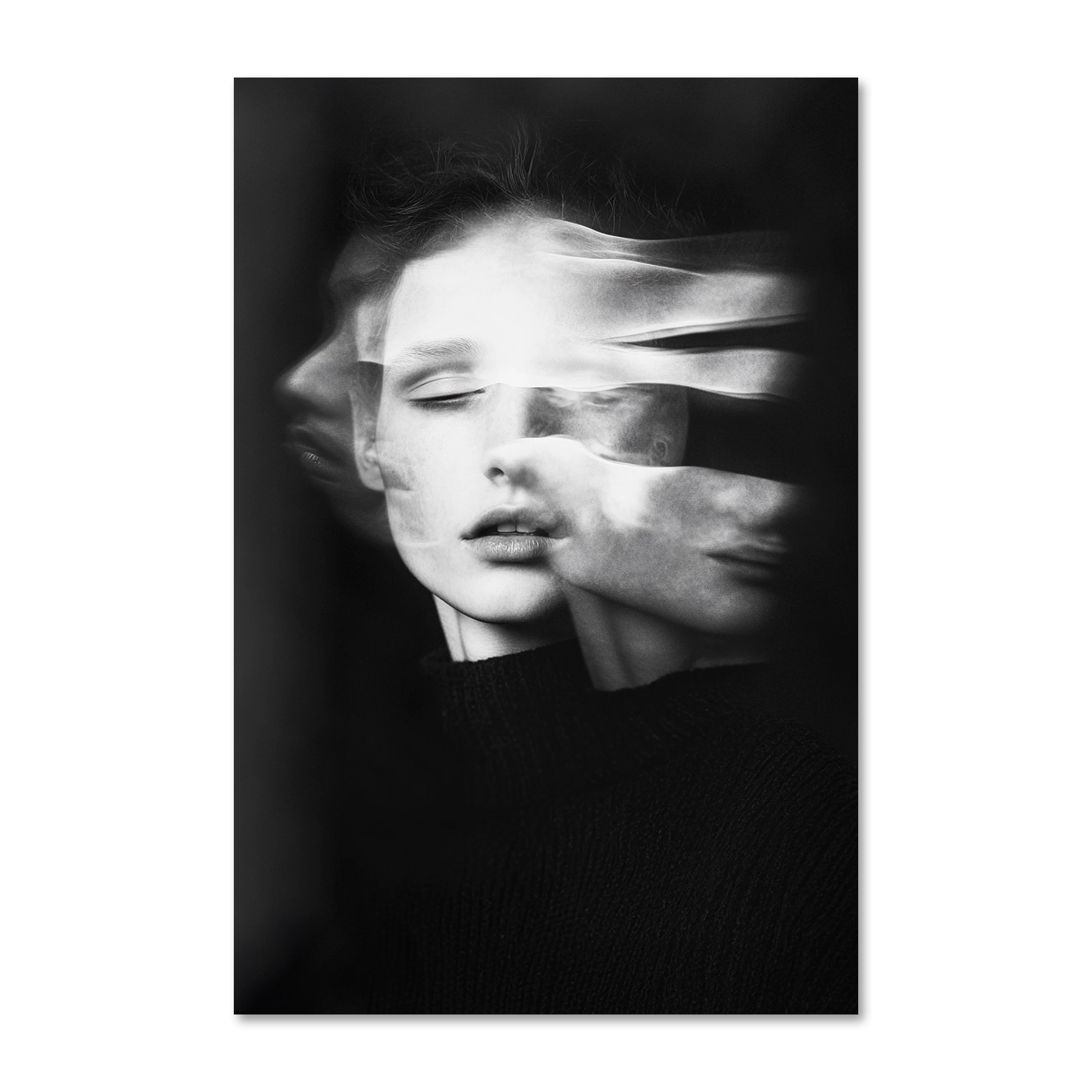 Ghosts Within 8 — ethereal portrait wall art on frameless Alu-Dibond