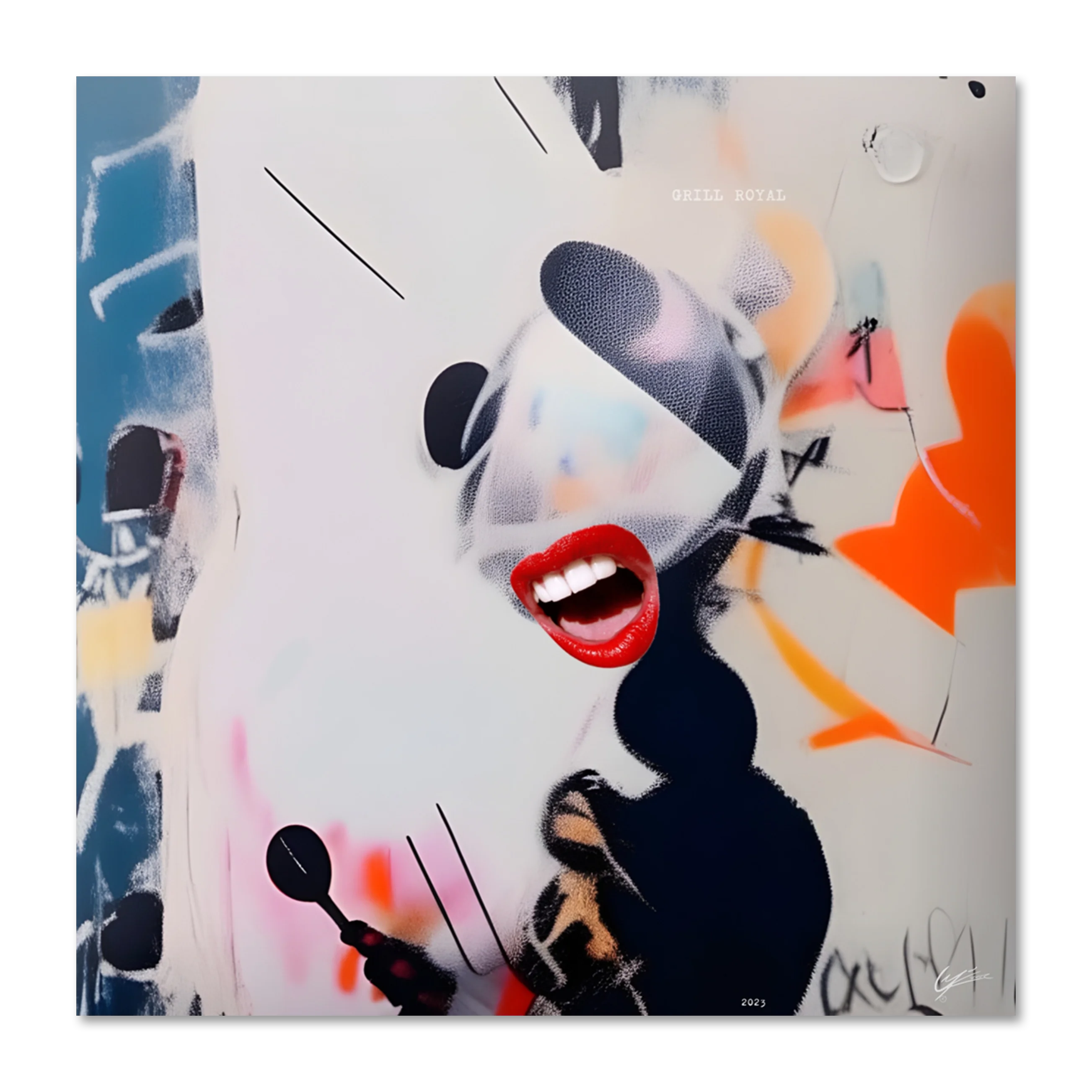 Boring Vine since 1988 1 — artwork pack-shot, pop-art portrait print