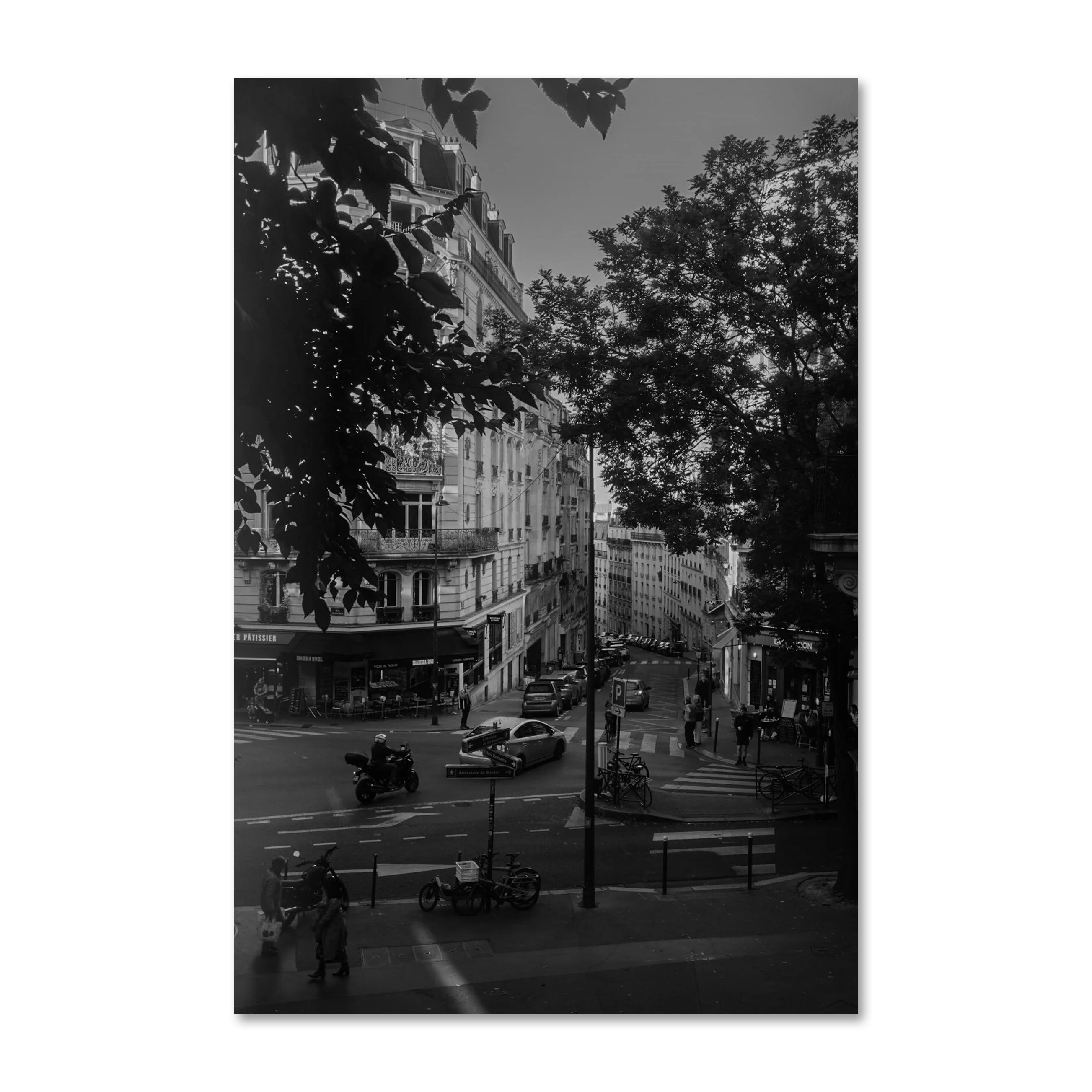 Paris 5 — artwork pack-shot, paris street photography wall art print