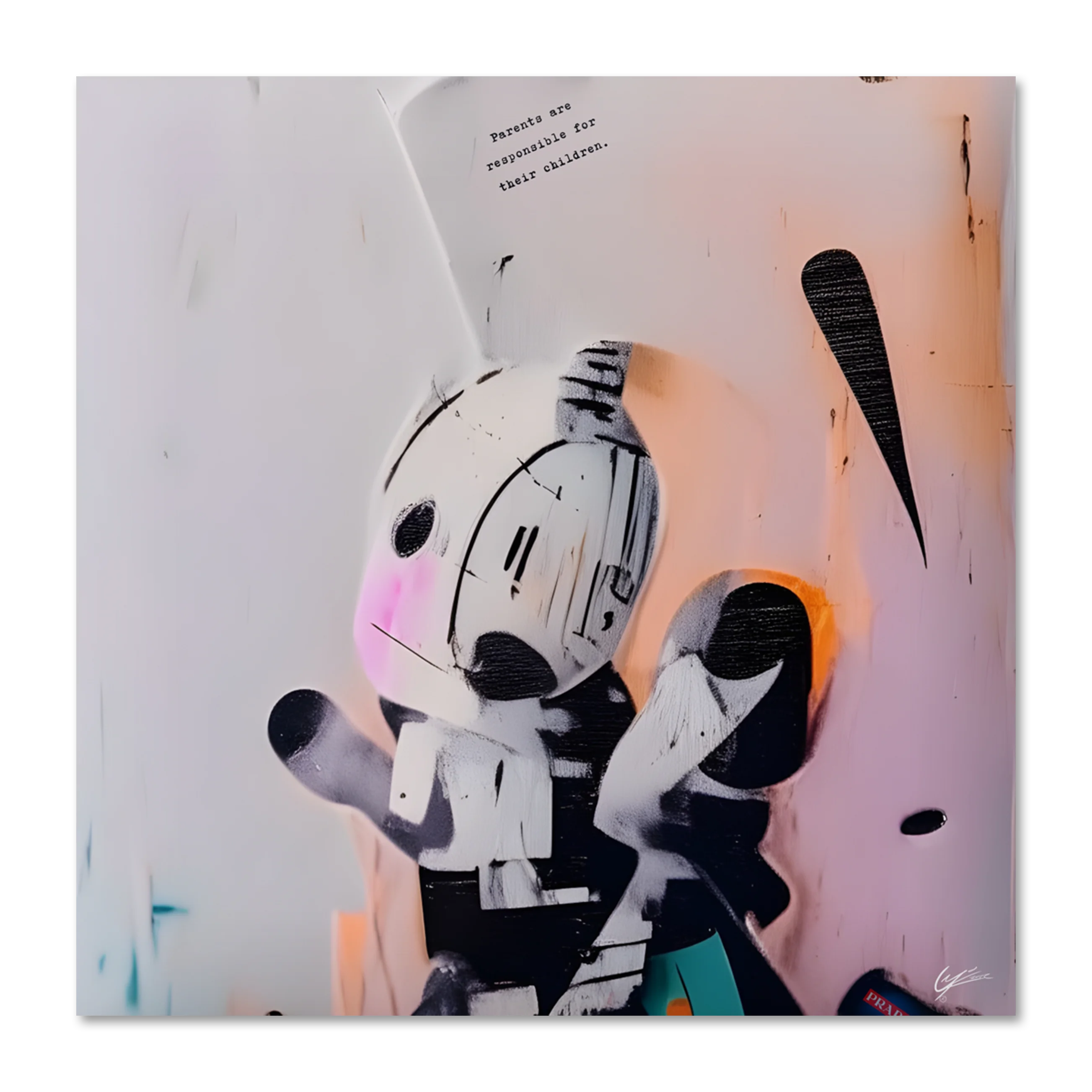 Boring Vine since 1988 1 — artwork pack-shot, pop-art portrait print
