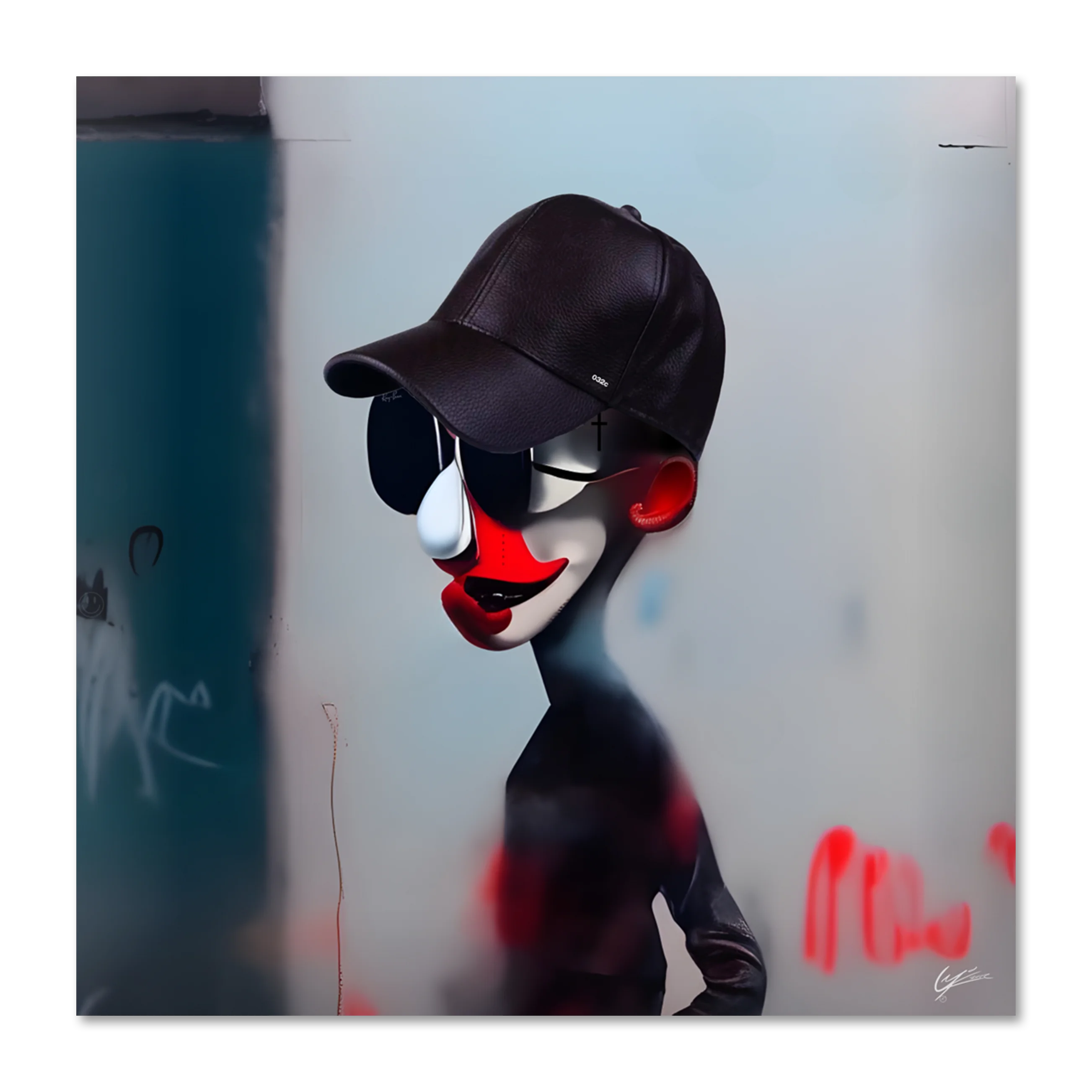 Boring Vine since 1988 1 — artwork pack-shot, pop-art portrait print
