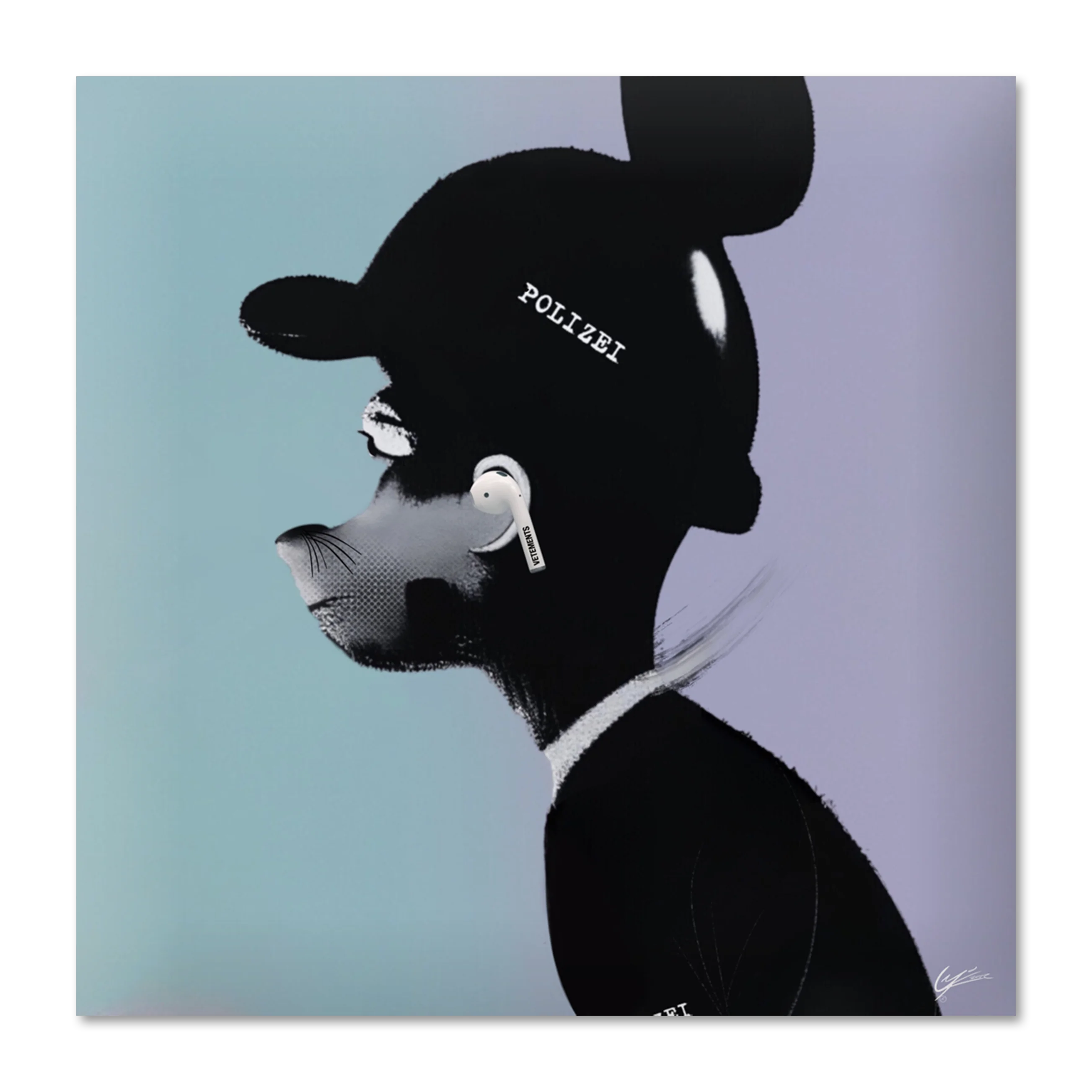 Boring Vine since 1988 1 — artwork pack-shot, pop-art portrait print