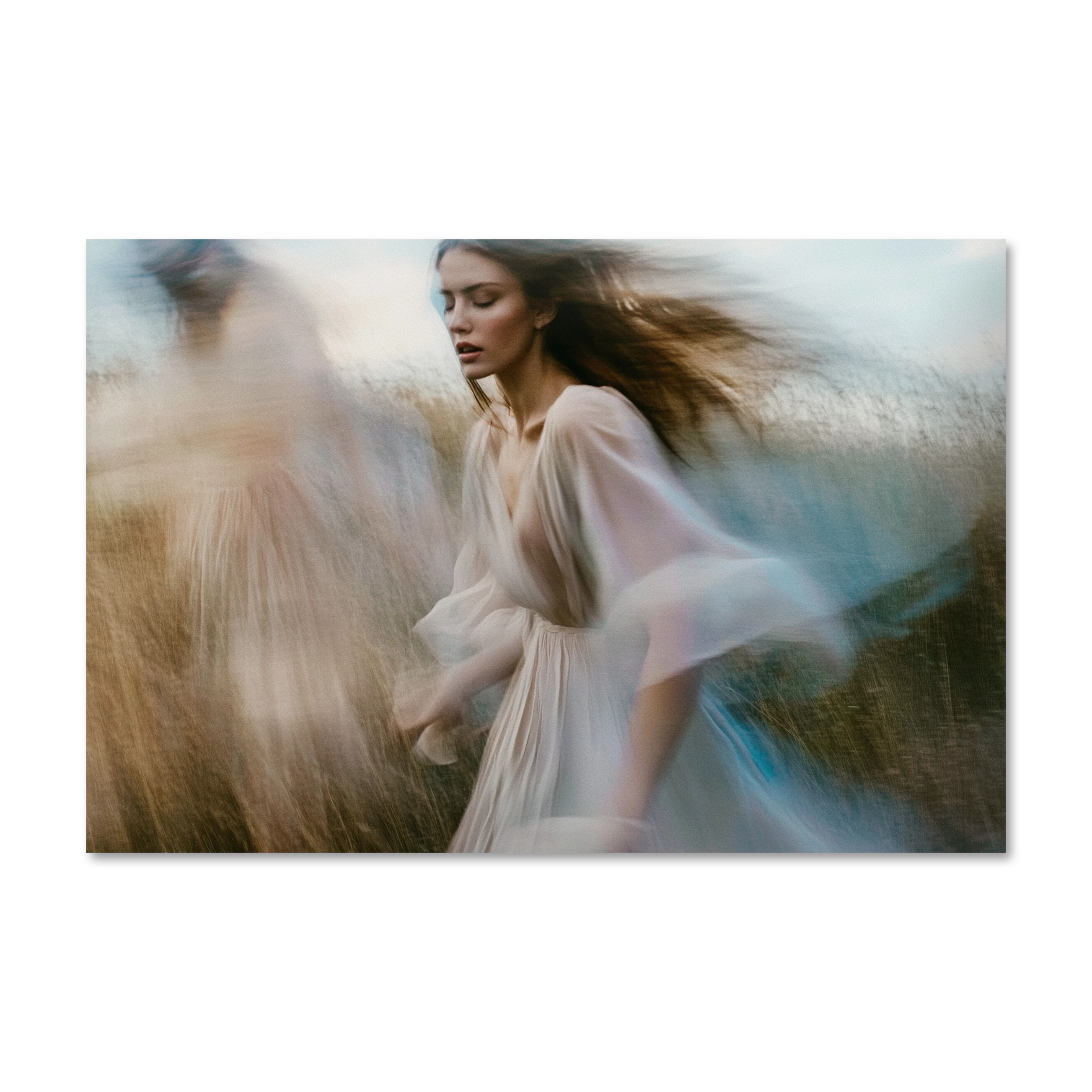 Wandering Spirits 6 — artwork pack-shot, atmospheric portrait wall art print